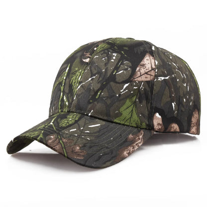 7 Colors Unisex Sports Summer Outdoor Sunscreen Hat Men Casual Cap Female Unisex Camouflage Hunting Fishing Hunting Baseball Cap