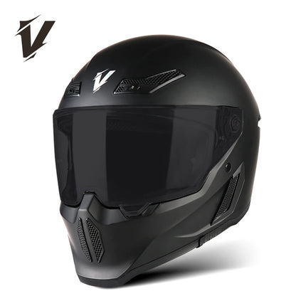 New Motorcycle Helmet DOT Approved  Full Face Racing Off-road Helmets Capacetes Men Cascos Para Moto for Harley Four Season