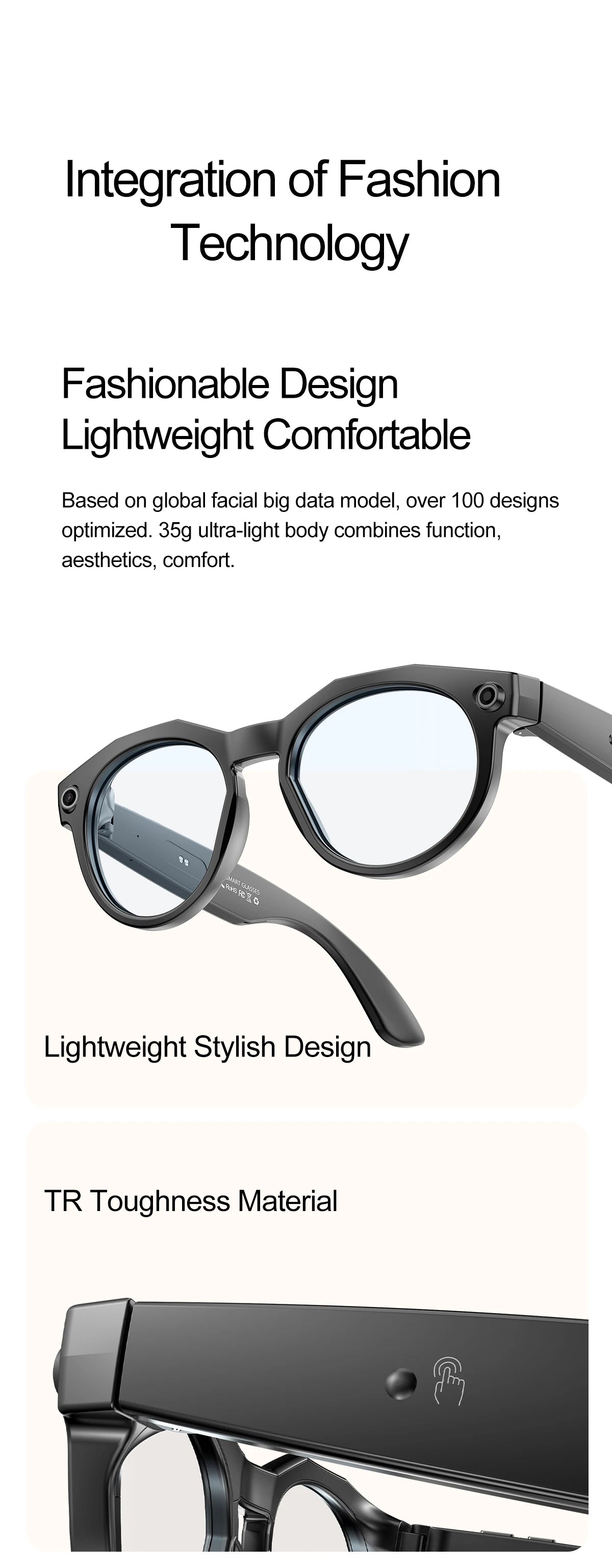 2026 NEW 8K HD AI Smart Glasses Chat GPT 800MP Camera Bluetooth Call AI Translation Voice Assistant Control Sunglasses Women Men