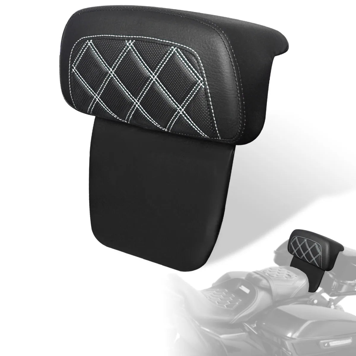 Tour Luggage Pack Backrest Pad Motorcycle Trunk For Harley Touring CVO Electra Street Glide FLHXS Road King FLHR Tri Glide 14-25