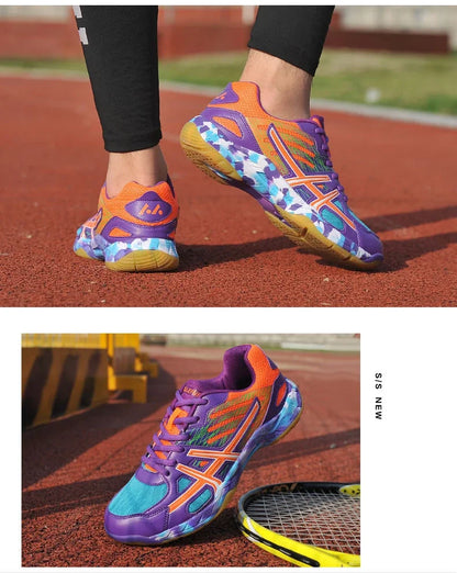 Women Sneakers Men Badminton Shoes Light Black Breathable Female Outdoor Sports Training Women Athletics Sports Pink