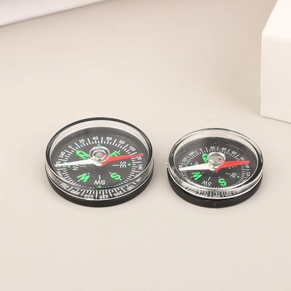 35/40MM Handheld Compass ABS Camping Pocket Compass Portable  Climbing Riding Children Gift Outdoor Survival Gear B.H