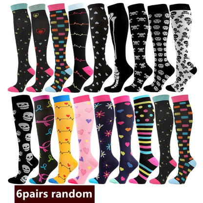 4/8 Pairs Professional Anti Slip Socks for Men Women Baseball Football Basketball Rugby Soccer Cycling Running Hiking Running
