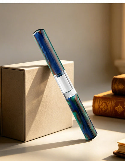 MOONMAN MN15 Beginner Copperplate Calligraphy Pen Variable Line Soft Elastic Iridium Tip Transparent Acrylic Ink Pen Gift Set