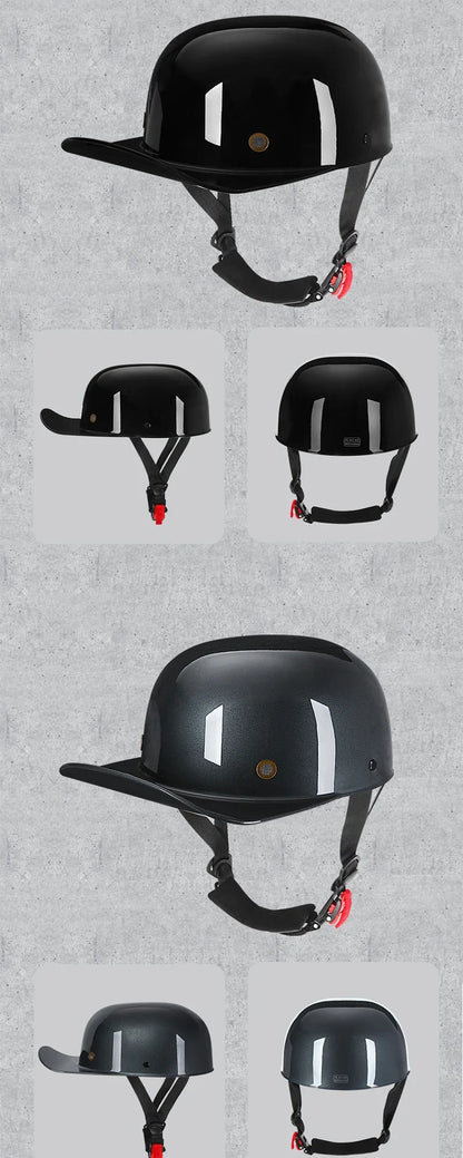 2023 Motorcycle Venom Helmet Retro Baseball Cap Motorcycle Baseball Cap Accessories Vitange Duck Helmet Dot Casco Moto Motorbike