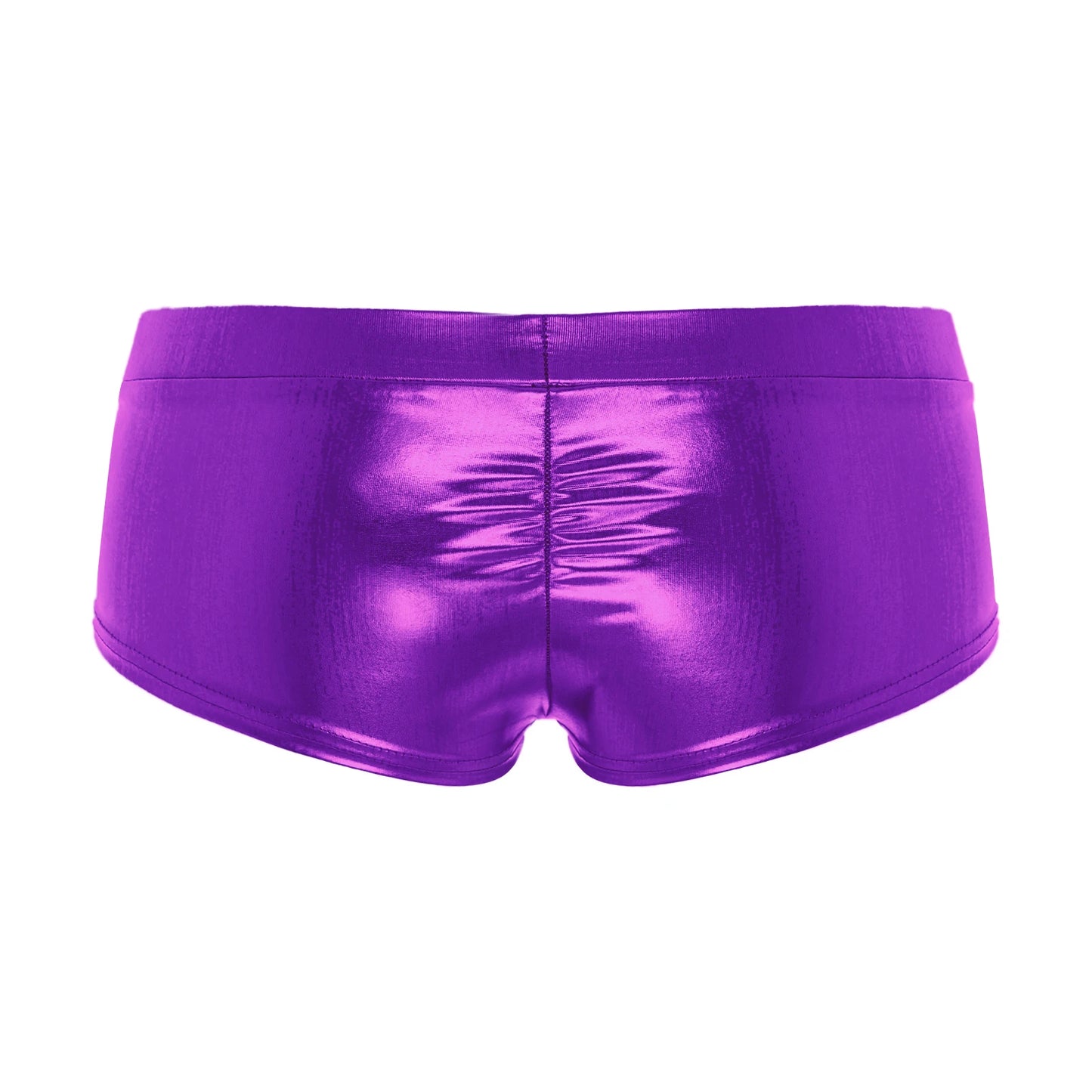 Women's Shiny Faux Leather Shorts Hot Pants Low Waist Pole Dance Bottoms for Woman Rave Party Festivals Carnival Club Costumes
