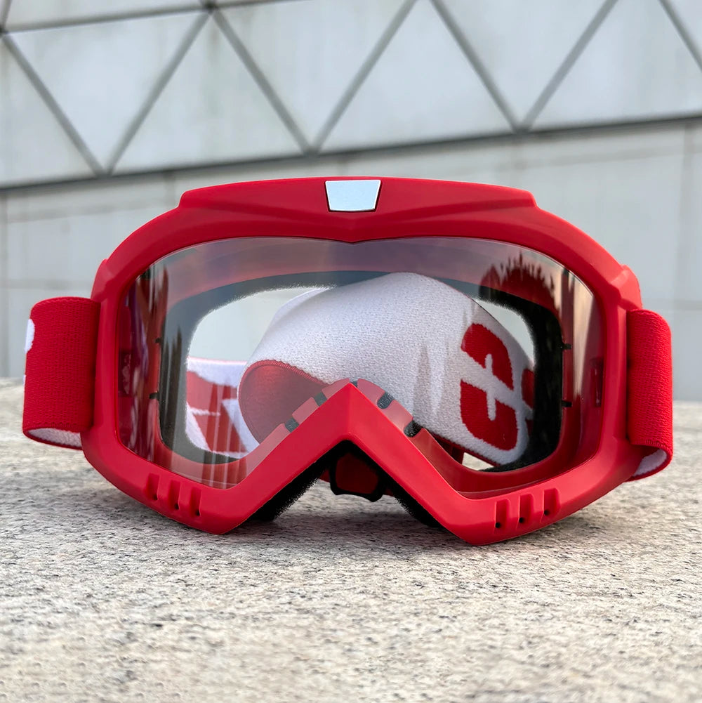 100 Motorcycle Goggles For Men Motocross Sunglasses Safety Protective MX ATV Ski Helmet Goggles vintage Driving Glasses
