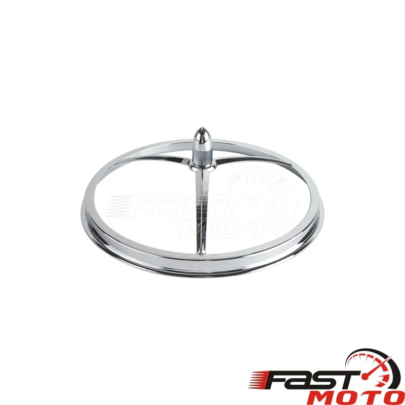 Motorcycle 7'' Headlight Bullet Trim Ring 4.5'' Auxiliary Fog Light Cover For Harley Touring Road King Dyna Softail Heritage