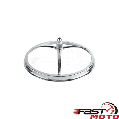 Motorcycle 7'' Headlight Bullet Trim Ring 4.5'' Auxiliary Fog Light Cover For Harley Touring Road King Dyna Softail Heritage