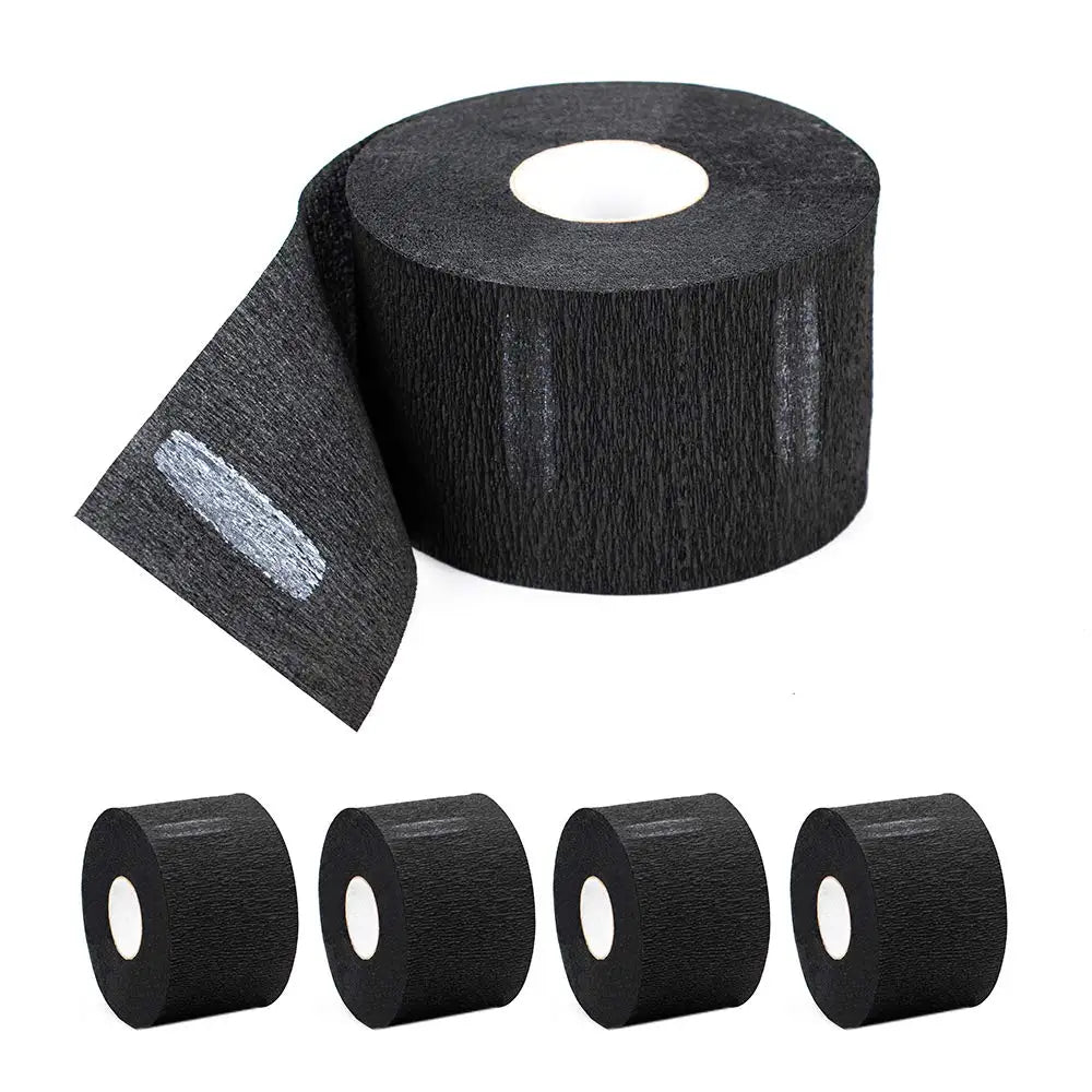 Disposable Paper Barber Neck Strips Professional Stretchy Paper Neck Band for Salon Haircut Styling Tools