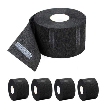 Disposable Paper Barber Neck Strips Professional Stretchy Paper Neck Band for Salon Haircut Styling Tools