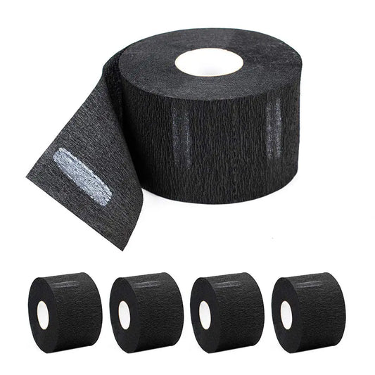 Disposable Paper Barber Neck Strips Professional Stretchy Paper Neck Band for Salon Haircut Styling Tools
