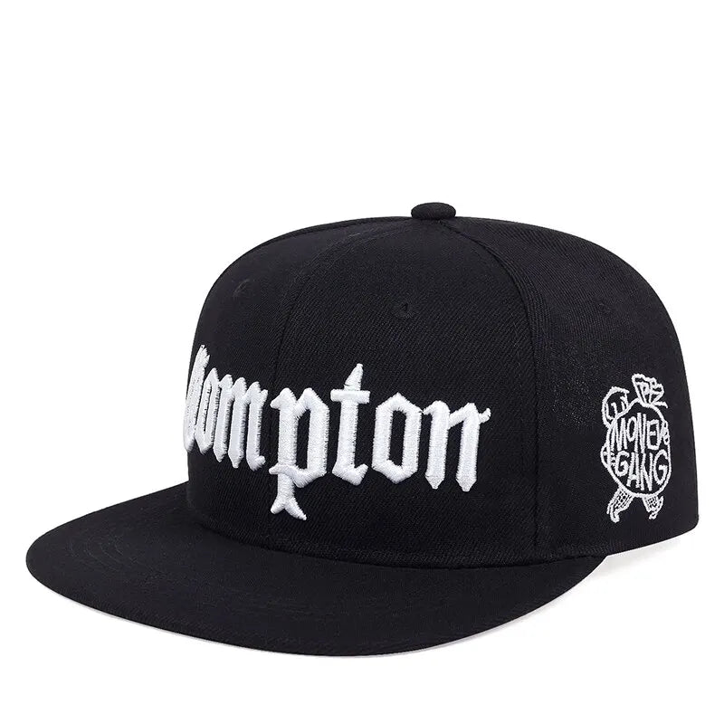 2025 New COMPTON CAP Street Dance Snapback Hat Hip Hop Headwear for Men Women Adult Outdoor Casual Sun Baseball Cap