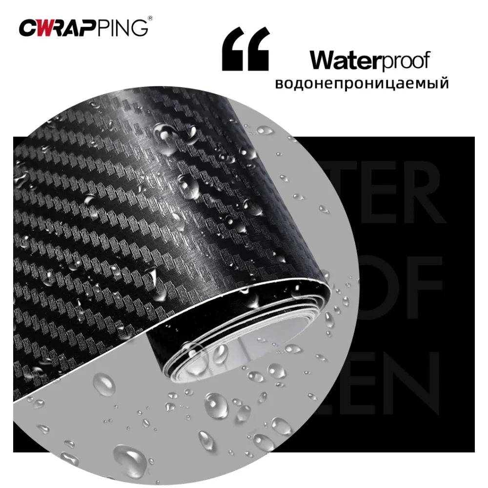 127cm 3D Carbon Fiber Vinyl Wrap Car Exterior Protection Motorcycle Waterproof Vinyl  Auto Styling Film for Cars Accessories