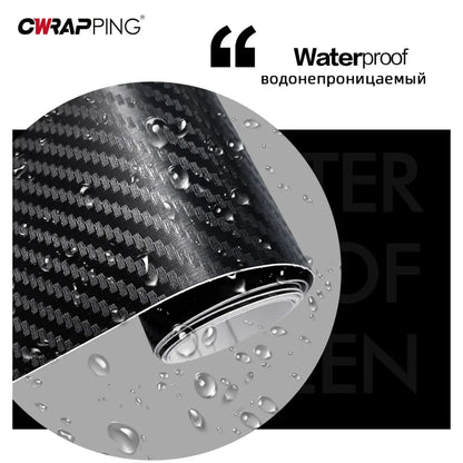 127cm 3D Carbon Fiber Vinyl Wrap Car Exterior Protection Motorcycle Waterproof Vinyl  Auto Styling Film for Cars Accessories