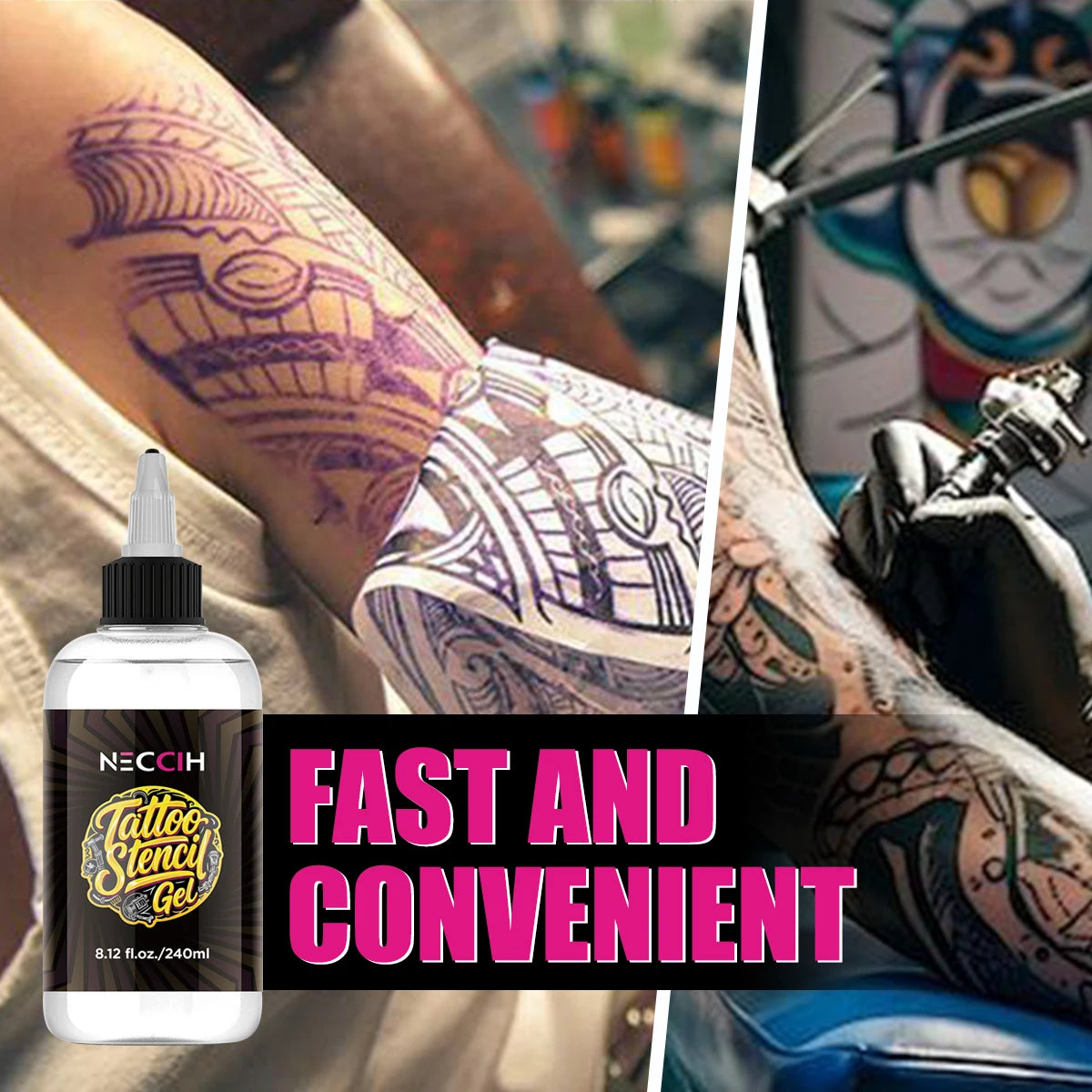 30/120/240ML Professional Tattoo Stencil Magic Gel Thermal Copier Tattoo Transfer Stuff Solution Cream Tattoo Ink Set