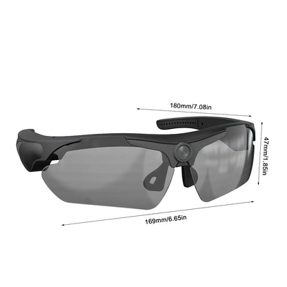 4K HD Smart Glasses Camera Mini Eyewear Camcorder for Outdoor Cycling Driving Video Recordings