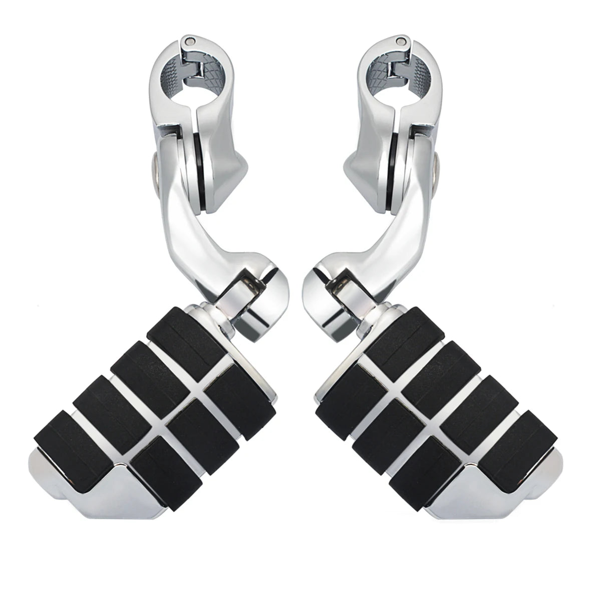 1.25" Highway Pegs Adjustable Footpeg Short for Harley Touring Road King Road Glide Electra Glide Street Glide Sportster Softail