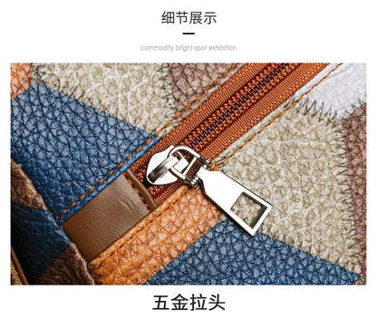 PU Leather Armpit Bags for Women, Shoulder Crossbody Bag, Ladies Vintage Underarm Handbags Suitable for mothers Mom to use