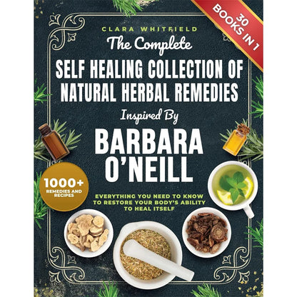 A complete set of self-repairing natural herbal therapy series, inspired by Barbara O'Neill, 2025 new edition, collector's editi