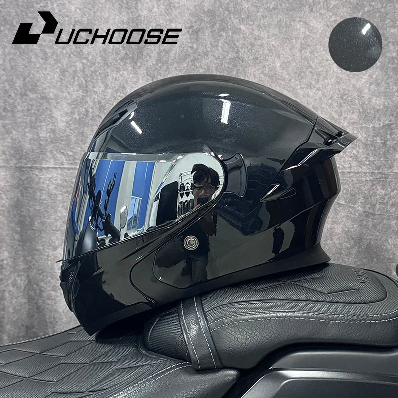 Free headphones High Quality DOT Motorcycle Helmet Four Seasons Motocross Racing Modular Flip Up Men Women Off Road Helmet