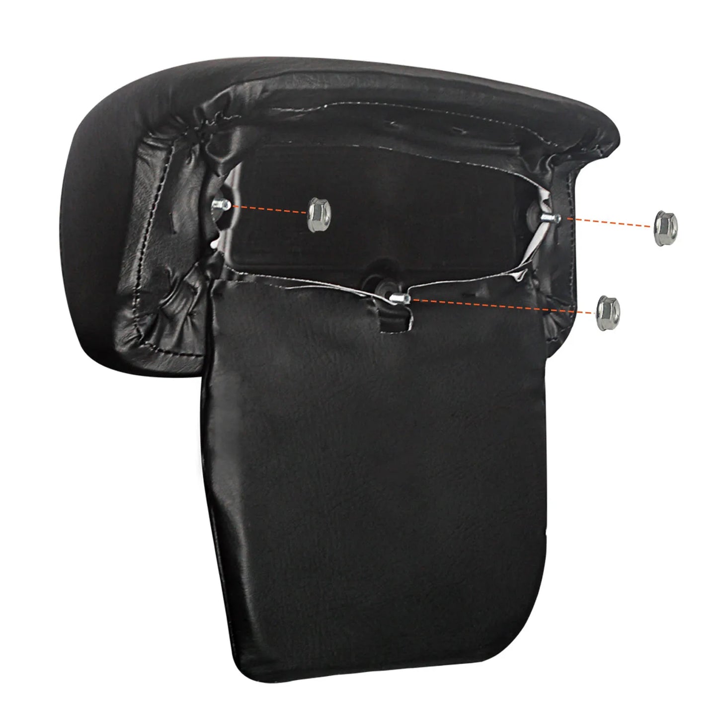 Tour Luggage Pack Backrest Pad Motorcycle Trunk For Harley Touring CVO Electra Street Glide FLHXS Road King FLHR Tri Glide 14-25