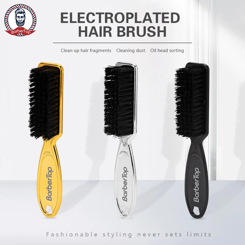Professional Barber Duster Neck Face Brushes Hair Clean Soft Black Hairbrush Salon Cutting Hairdressing Styling Make Tools