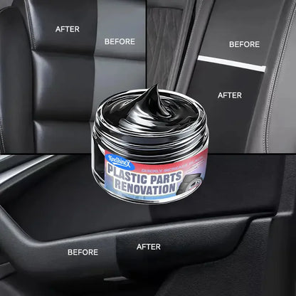 Car Interior Scratch Repair Cream - Car Scratch Repair | Tire Gloss Repair, Black Interior and Dashboard Plastic Surface Repair