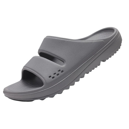 Kidmi Women Flat Sandals Women Slippers Outdoor Non-slip House Slippers Unisex Beach Slides Orthopedic Breath Soft Slippers
