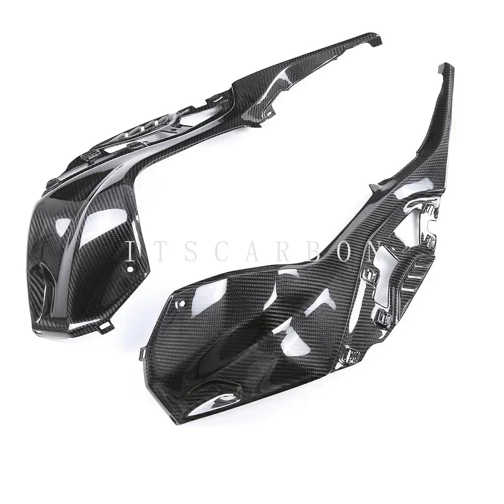 2025 For BMW S1000RR M1000RR 2023 2024 Pure Dry Carbon Fiber Winglets Rear Parts Fenders Tank Cover Fairing Kits