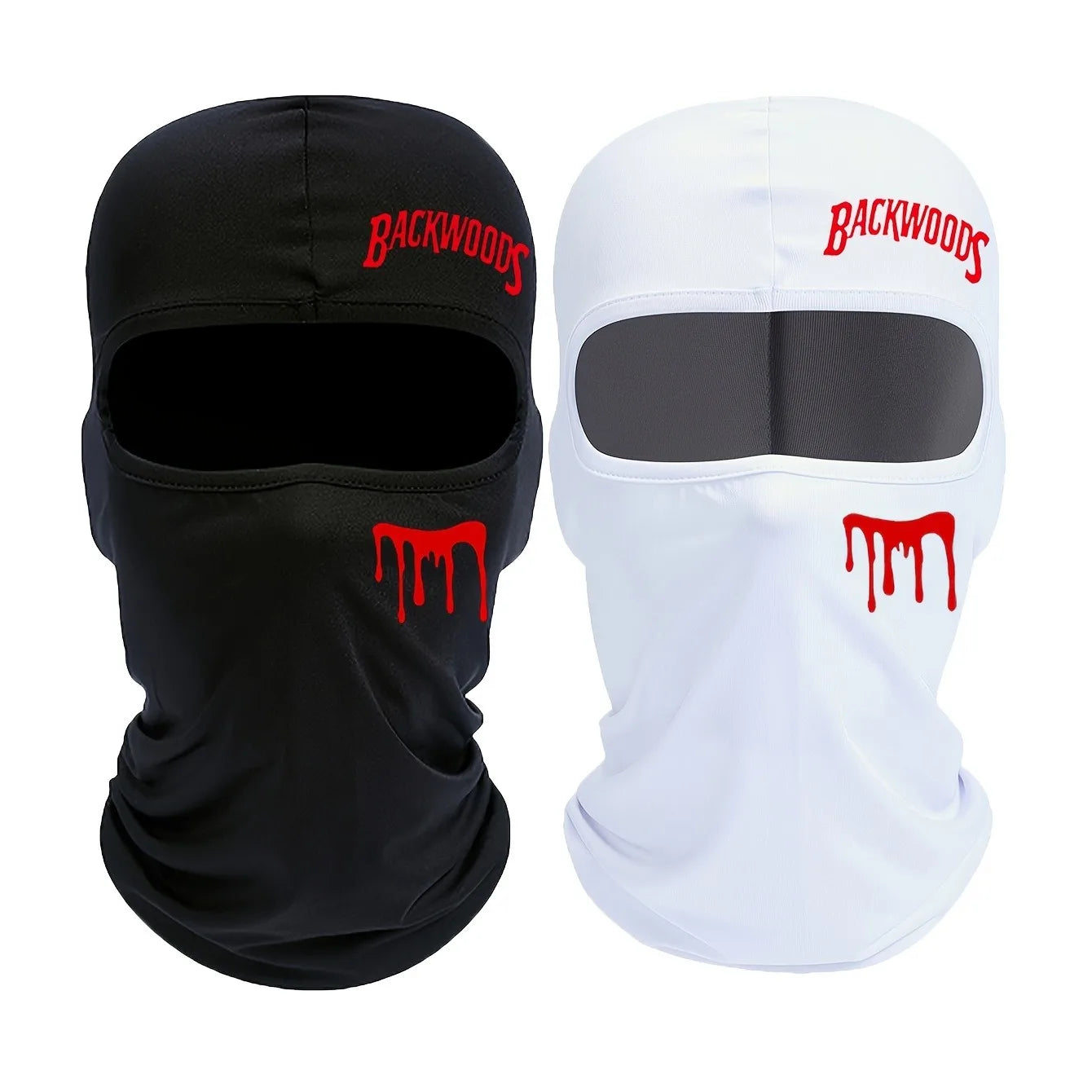 1pc/2pcs Four season universal Unisex outdoor cycling face mask, letter printed breathable elastic quick drying Masked hat