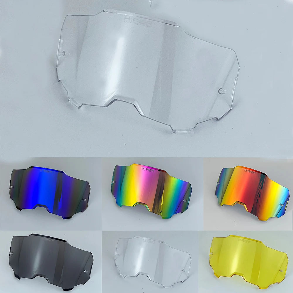 Lens for 100 Men Women Motocross Goggles Helmet MX Moto Dirt Bike ATV Ski Outdoor Sports Glass Scooter Goggles Mask Cycling
