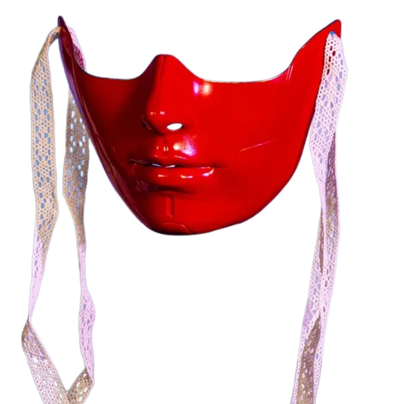 Unisex Masquerade Mask Beauty Mask Cosplay Mask Mechanical Half Face Mask for Carnival Halloween Dress up Party Mask