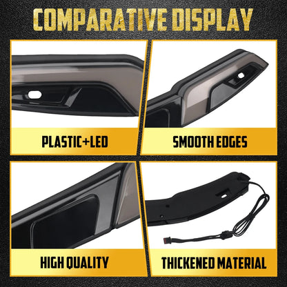 Motorcycle LED Windshield Trim Turn Signal Light For Harley Touring 2014-2025 Electra Street Glide Windscreen Running Side Lamp