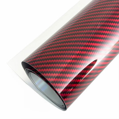 High Gloss Laser Blue Carbon Fiber Vinyl Film  Motorcycle Body Stickers Rainbow Car Film Covers Accessories Wrap Foil Sticker