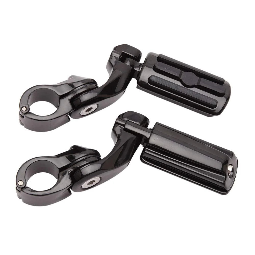 1.25" Highway Pegs Adjustable Footpeg Short for Harley Touring Road King Road Glide Electra Glide Street Glide Sportster Softail