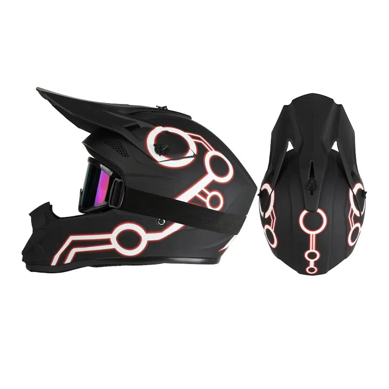 Popular off-road motorcycle helmets with personalized full face helmets suitable for adult and children's racing original helmet