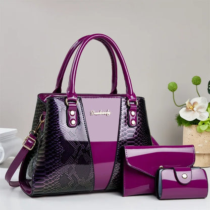 3Piece Set Women's Bag 2025 Trend New in Fashion Niche Ladies Shoulder Tote Bags for Women Shopping & Travel Bag Women Handbag