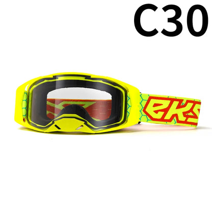 Off-Road Motorcycle Goggles - Windproof, Dustproof Protective Eyewear for Motocross, ATV Riding, Cycling & Outdoor Adventures,