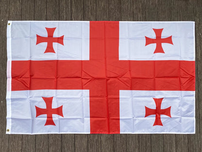 xvggdg  90x150cm  Georgia  flag Banner   Georgia  National flag  Decoration banner
