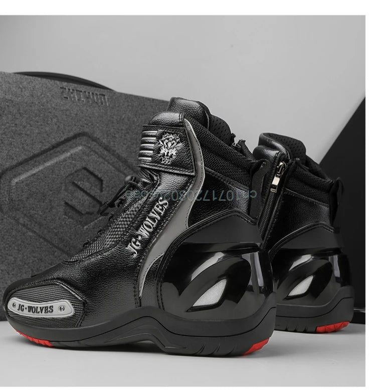 Boots For Motorcyclist Man Women Waterproof Enduro Motorcycle Boots Motorcycle Shoes Moto Hombre Anti-Fall Riding Short Boots