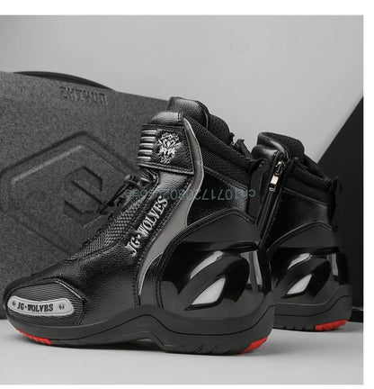 Boots For Motorcyclist Man Women Waterproof Enduro Motorcycle Boots Motorcycle Shoes Moto Hombre Anti-Fall Riding Short Boots