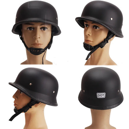 World War II German style motorcycle helmet capacetes open face retro cascos para moto
