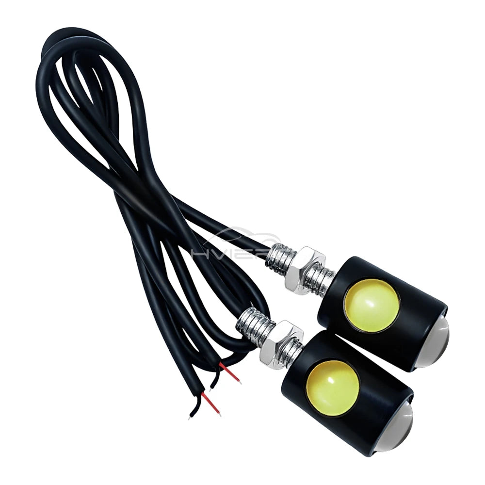 1/2/4/10pc Car Motorcycle Eagle Eye Led Daytime Running Light Super Bright Turn Signal License Plate Tail Reverse Clearance Lamp
