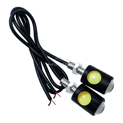 1/2/4/10pc Car Motorcycle Eagle Eye Led Daytime Running Light Super Bright Turn Signal License Plate Tail Reverse Clearance Lamp