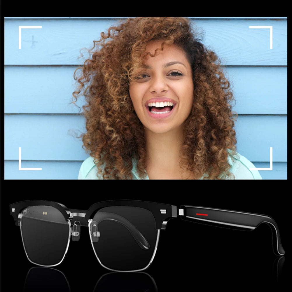 4K Smart AI Glasses 8MP Camera Recording Videos Photo Recognition Answer Translation BT Call Voice Assistant Control Smart Glass