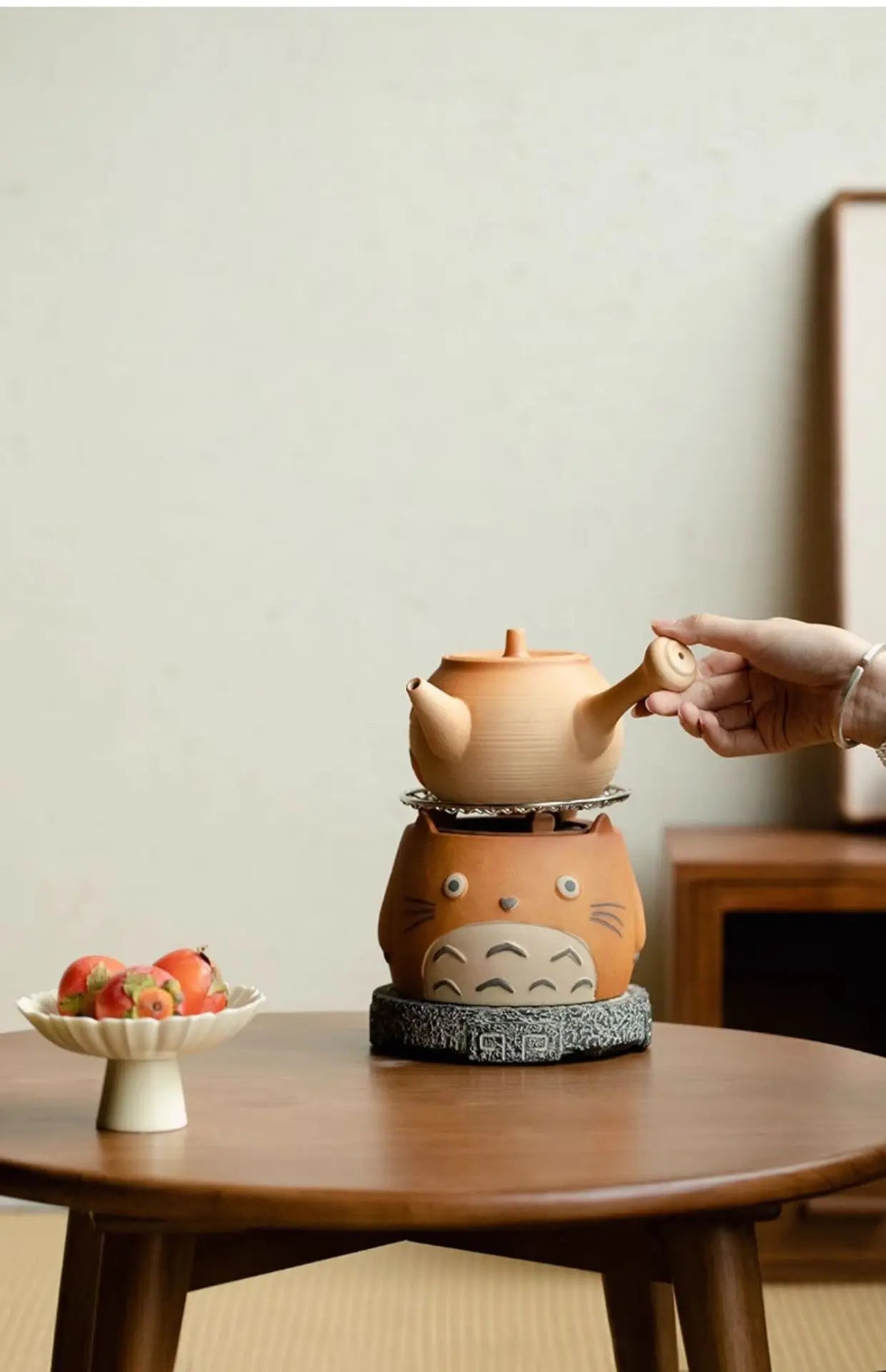 Japanese Charcoal Fire Stove Can Dry-fire Coarse Pottery Anti-scalding Side Handle Kettle Household Tea Stove Charcoal Grill