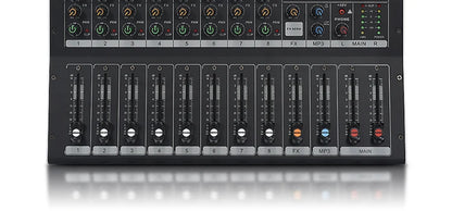 8/12 Channel Digital Mixer Audio Console 100 DSP Effects Bluetooth USB MP3 DJ Reverberation Sound Mixing Console