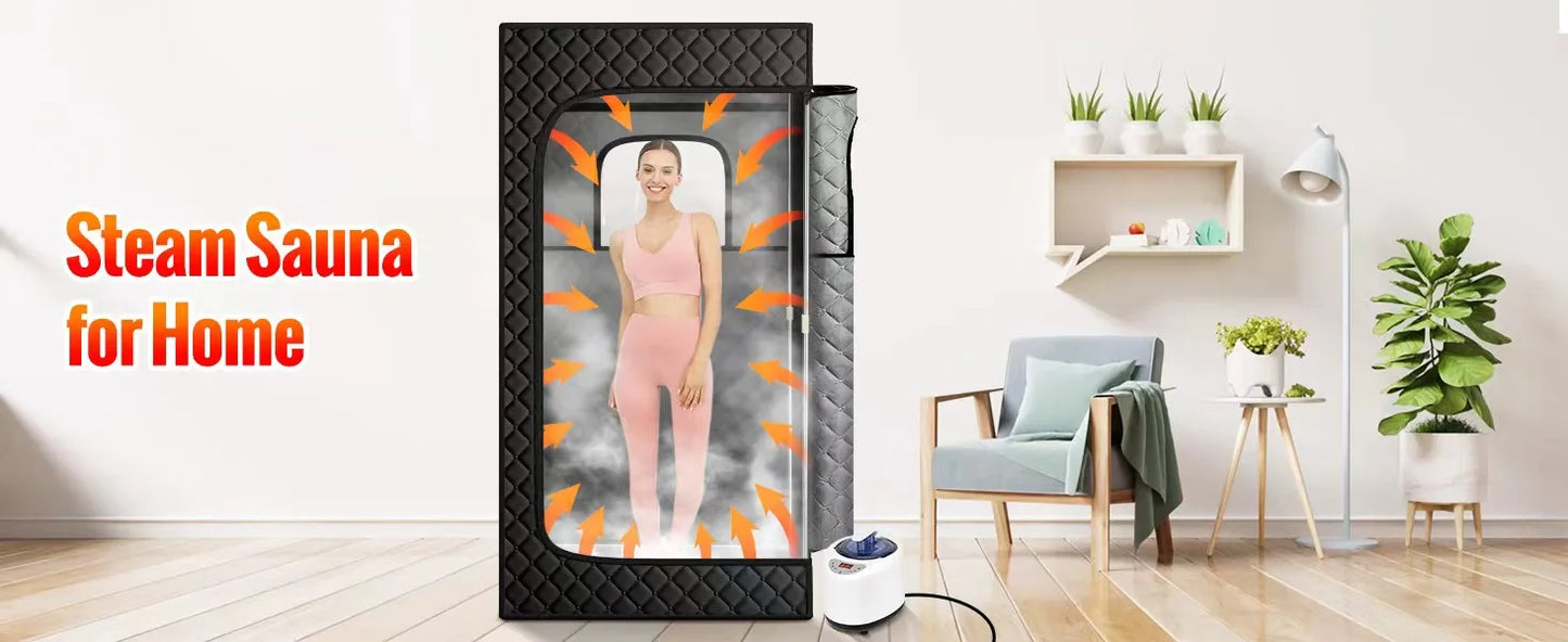 Full Body Home Spa Slimming Wet Steam Small Saunas Room Moderns Body Steam Bath Sauna Tent Portable