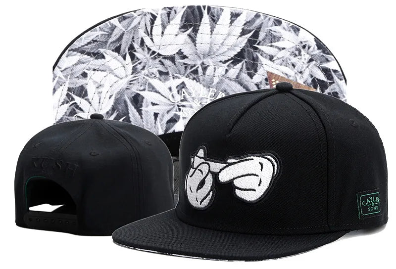 Classic Snapback Hat Cap Hip Hop Style Flat Bill Blank Adjustable Size